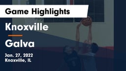 Knoxville  vs Galva Game Highlights - Jan. 27, 2022
