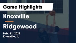 Knoxville  vs Ridgewood Game Highlights - Feb. 11, 2022