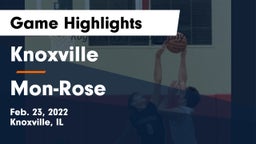 Knoxville  vs Mon-Rose Game Highlights - Feb. 23, 2022