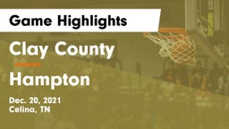 Clay County  vs Hampton  Game Highlights - Dec. 20, 2021