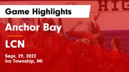Anchor Bay  vs LCN Game Highlights - Sept. 29, 2022