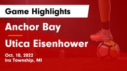 Anchor Bay  vs Utica Eisenhower  Game Highlights - Oct. 10, 2022