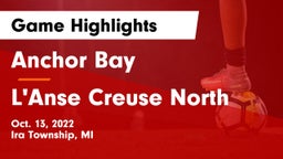 Anchor Bay  vs L'Anse Creuse North  Game Highlights - Oct. 13, 2022