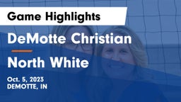 DeMotte Christian  vs North White Game Highlights - Oct. 5, 2023