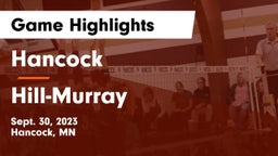 Hancock  vs Hill-Murray  Game Highlights - Sept. 30, 2023