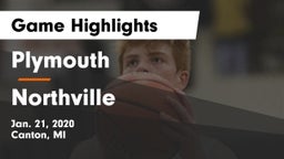 Plymouth  vs Northville  Game Highlights - Jan. 21, 2020