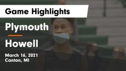 Plymouth  vs Howell Game Highlights - March 16, 2021