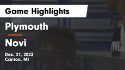 Plymouth  vs Novi  Game Highlights - Dec. 21, 2023