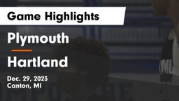 Plymouth  vs Hartland  Game Highlights - Dec. 29, 2023