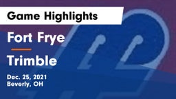 Fort Frye  vs Trimble  Game Highlights - Dec. 25, 2021