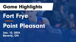 Fort Frye  vs Point Pleasant  Game Highlights - Jan. 12, 2024