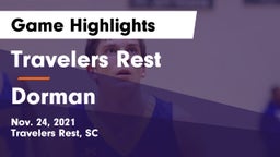 Travelers Rest  vs Dorman  Game Highlights - Nov. 24, 2021