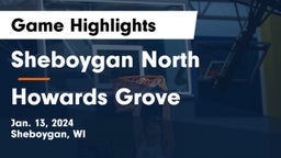 Sheboygan North  vs Howards Grove  Game Highlights - Jan. 13, 2024