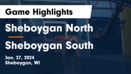Sheboygan North  vs Sheboygan South  Game Highlights - Jan. 27, 2024