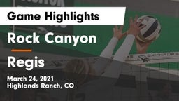 Rock Canyon  vs Regis Game Highlights - March 24, 2021