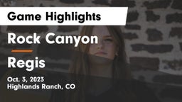 Rock Canyon  vs Regis Game Highlights - Oct. 3, 2023