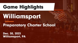Williamsport  vs Preparatory Charter School Game Highlights - Dec. 30, 2023