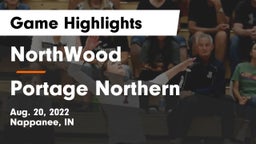 NorthWood  vs Portage Northern  Game Highlights - Aug. 20, 2022