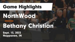 NorthWood  vs Bethany Christian  Game Highlights - Sept. 13, 2022