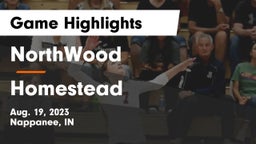 NorthWood  vs Homestead  Game Highlights - Aug. 19, 2023