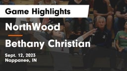 NorthWood  vs Bethany Christian  Game Highlights - Sept. 12, 2023