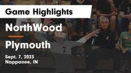 NorthWood  vs Plymouth  Game Highlights - Sept. 7, 2023