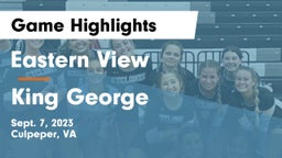 Eastern View  vs King George Game Highlights - Sept. 7, 2023