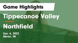 Tippecanoe Valley  vs Northfield  Game Highlights - Jan. 6, 2022