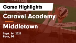 Caravel Academy vs Middletown  Game Highlights - Sept. 16, 2022