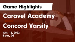 Caravel Academy vs Concord Varsity Game Highlights - Oct. 13, 2022