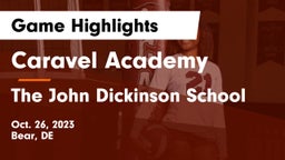 Caravel Academy vs The John Dickinson School Game Highlights - Oct. 26, 2023