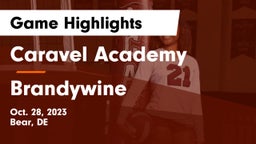 Caravel Academy vs Brandywine  Game Highlights - Oct. 28, 2023
