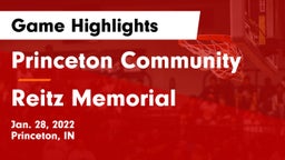 Princeton Community  vs Reitz Memorial  Game Highlights - Jan. 28, 2022