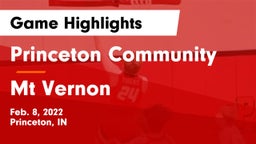Princeton Community  vs Mt Vernon Game Highlights - Feb. 8, 2022