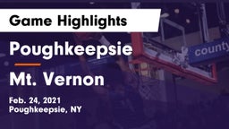 Poughkeepsie  vs Mt. Vernon  Game Highlights - Feb. 24, 2021