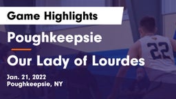 Poughkeepsie  vs Our Lady of Lourdes  Game Highlights - Jan. 21, 2022