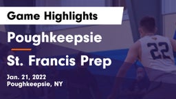 Poughkeepsie  vs St. Francis Prep  Game Highlights - Jan. 21, 2022