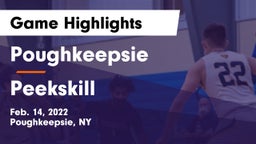 Poughkeepsie  vs Peekskill  Game Highlights - Feb. 14, 2022