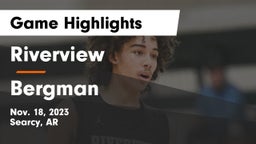 Riverview  vs Bergman   Game Highlights - Nov. 18, 2023