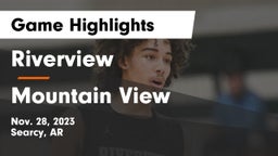 Riverview  vs Mountain View  Game Highlights - Nov. 28, 2023
