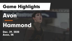 Avon  vs Hammond  Game Highlights - Dec. 29, 2020