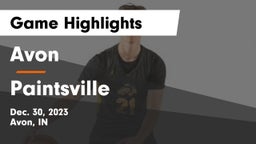Avon  vs Paintsville  Game Highlights - Dec. 30, 2023