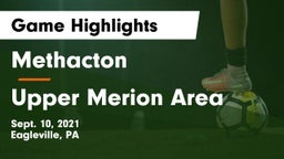 Methacton  vs Upper Merion Area  Game Highlights - Sept. 10, 2021