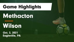 Methacton  vs Wilson  Game Highlights - Oct. 2, 2021