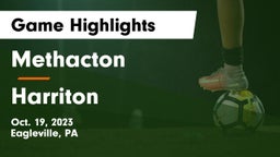 Methacton  vs Harriton  Game Highlights - Oct. 19, 2023
