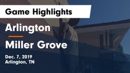 Arlington  vs Miller Grove  Game Highlights - Dec. 7, 2019