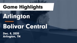 Arlington  vs Bolivar Central  Game Highlights - Dec. 8, 2020