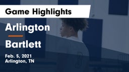 Arlington  vs Bartlett  Game Highlights - Feb. 5, 2021