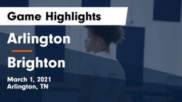 Arlington  vs Brighton  Game Highlights - March 1, 2021
