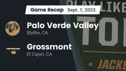 Recap: Palo Verde Valley  vs. Grossmont  2023
